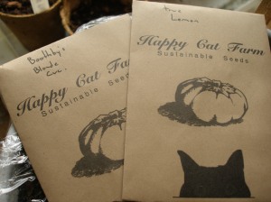 Happy Cat Cucumber Seed Packets